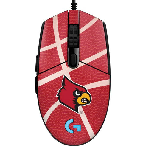 University of Louisville Red Basketball G203 Prodigy RGB Wired Gaming Mouse Skin